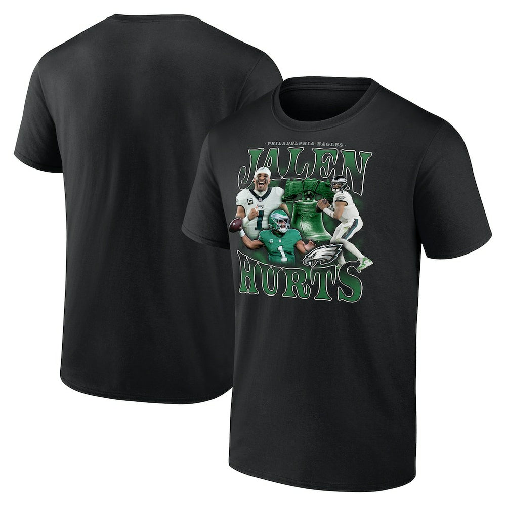 Jalen Hurts Philadelphia Eagles Notorious Player Graphic T-Shirt - Black - Fanatics