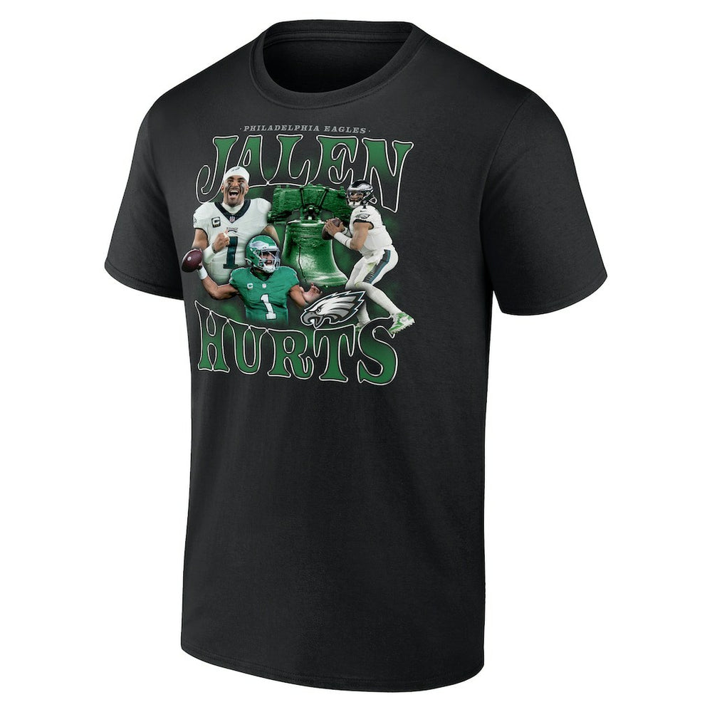 Jalen Hurts Philadelphia Eagles Notorious Player Graphic T-Shirt - Black - Fanatics