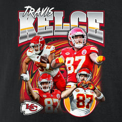Travis Kelce Kansas City Chiefs Notorious Player Graphic T-Shirt - Black - Fanatics