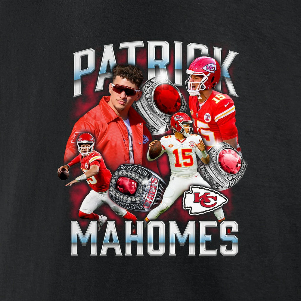 Patrick Mahomes Kansas City Chiefs Notorious Player Graphic T-Shirt - Black - Fanatics