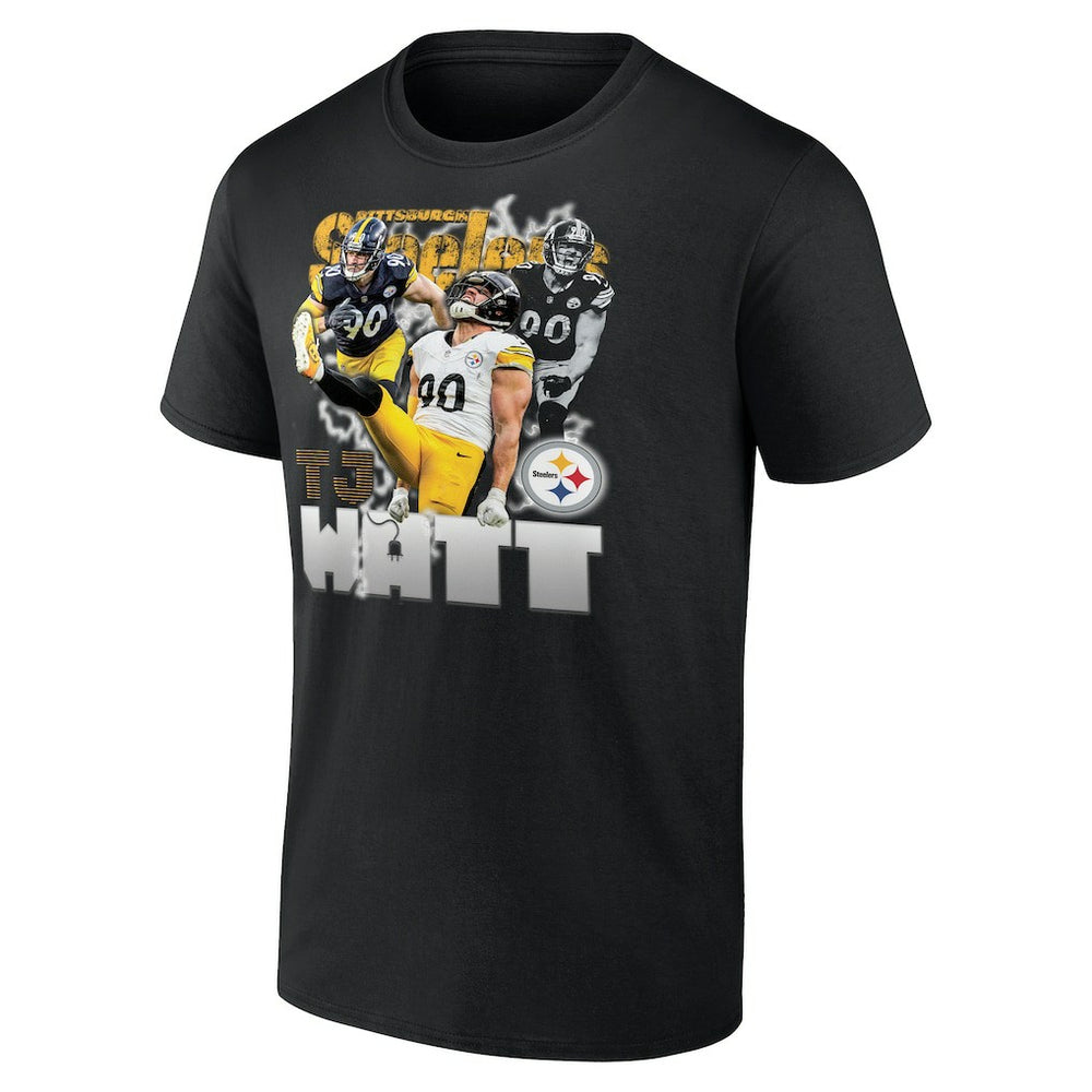 T.J. Watt Pittsburgh Steelers Notorious Player Graphic T-Shirt - Black - Fanatics