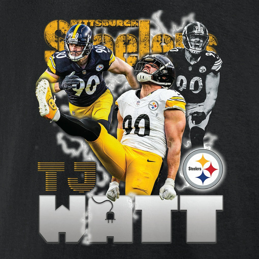 T.J. Watt Pittsburgh Steelers Notorious Player Graphic T-Shirt - Black - Fanatics