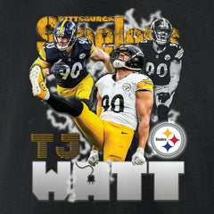 T.J. Watt Pittsburgh Steelers Notorious Player Graphic T-Shirt - Black - Fanatics