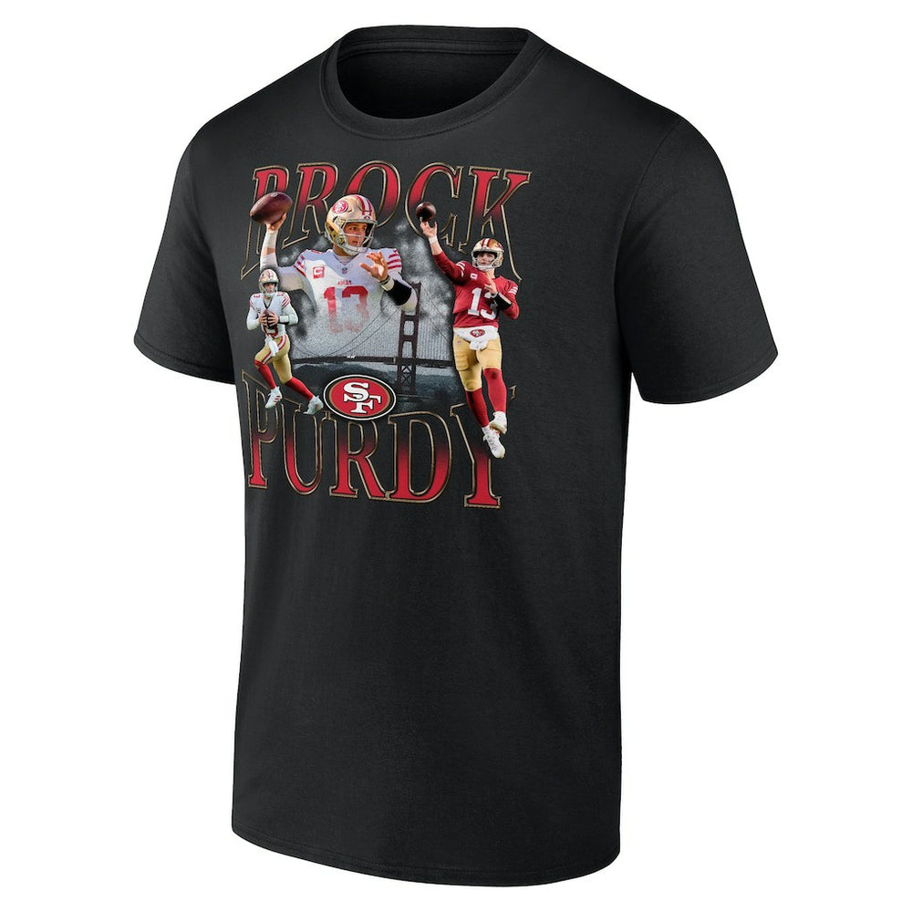 Brock Purdy San Francisco 49ers Notorious Player Graphic T-Shirt - Black - Fanatics