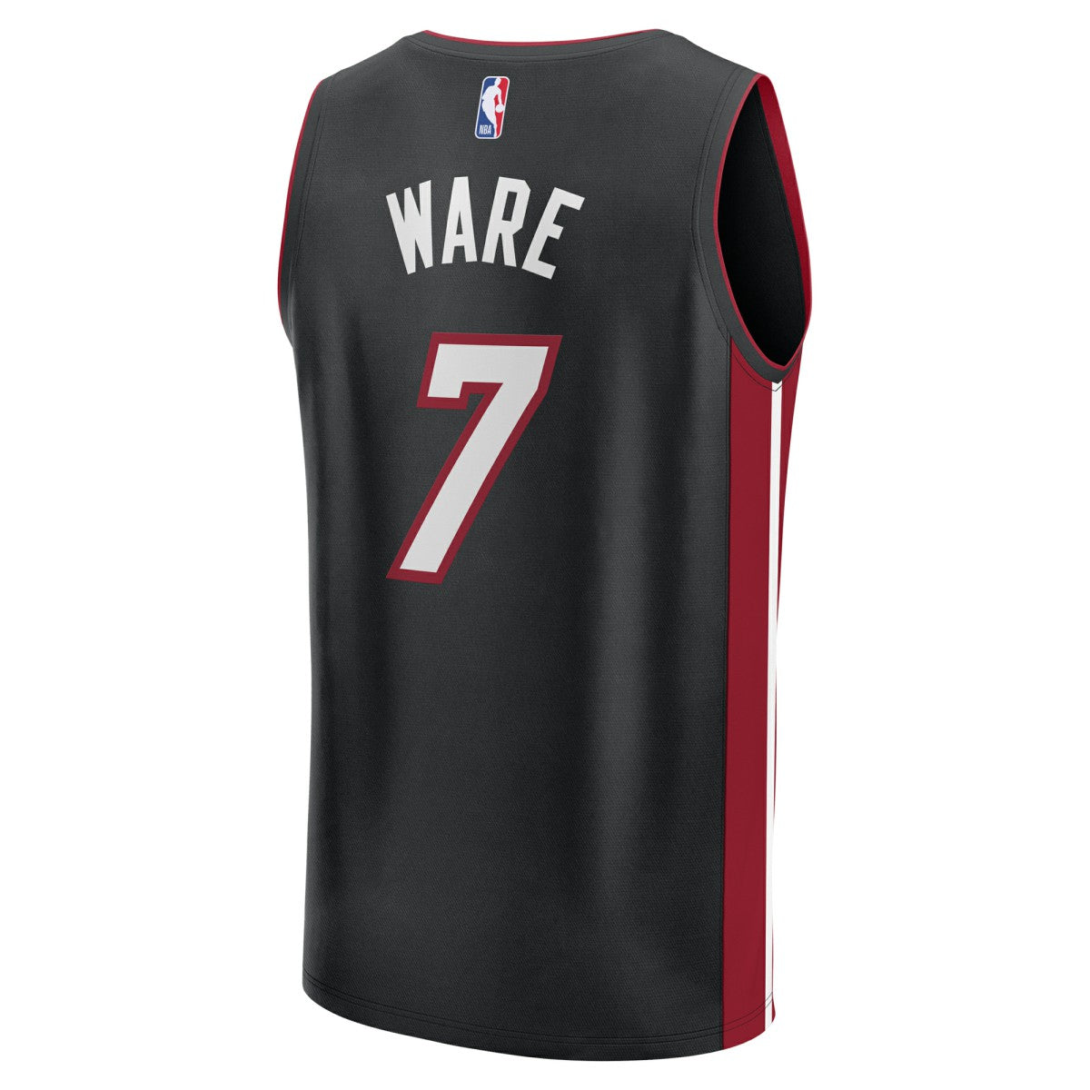 Fanatics Kel'el Ware Miami Heat Fast Break Replica Player Jersey Icon Edition Black
