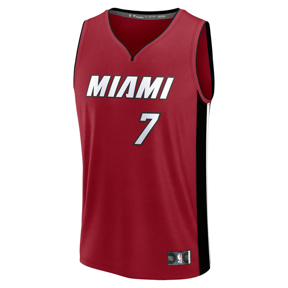 Fanatics Kel'el Ware Miami Heat Youth Fast Break Player Jersey Statement Edition Red