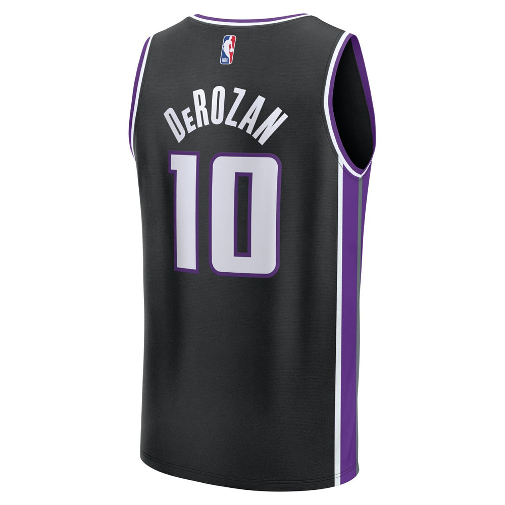 Fanatics DeMar DeRozan Sacramento Kings Fast Break Replica Player Jersey Icon Edition Black