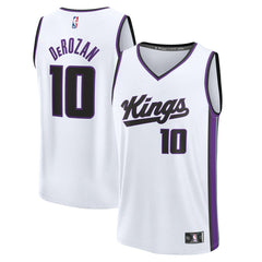 Fanatics DeMar DeRozan Sacramento Kings Youth Fast Break Replica Player Jersey Association Edition White