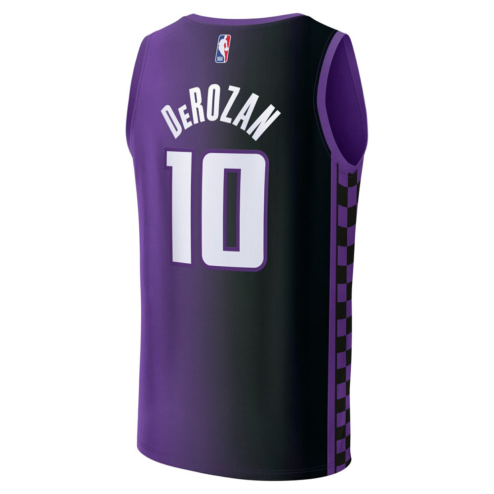 Fanatics DeMar DeRozan Sacramento Kings Youth Fast Break Replica Player Jersey Statement Edition Purple
