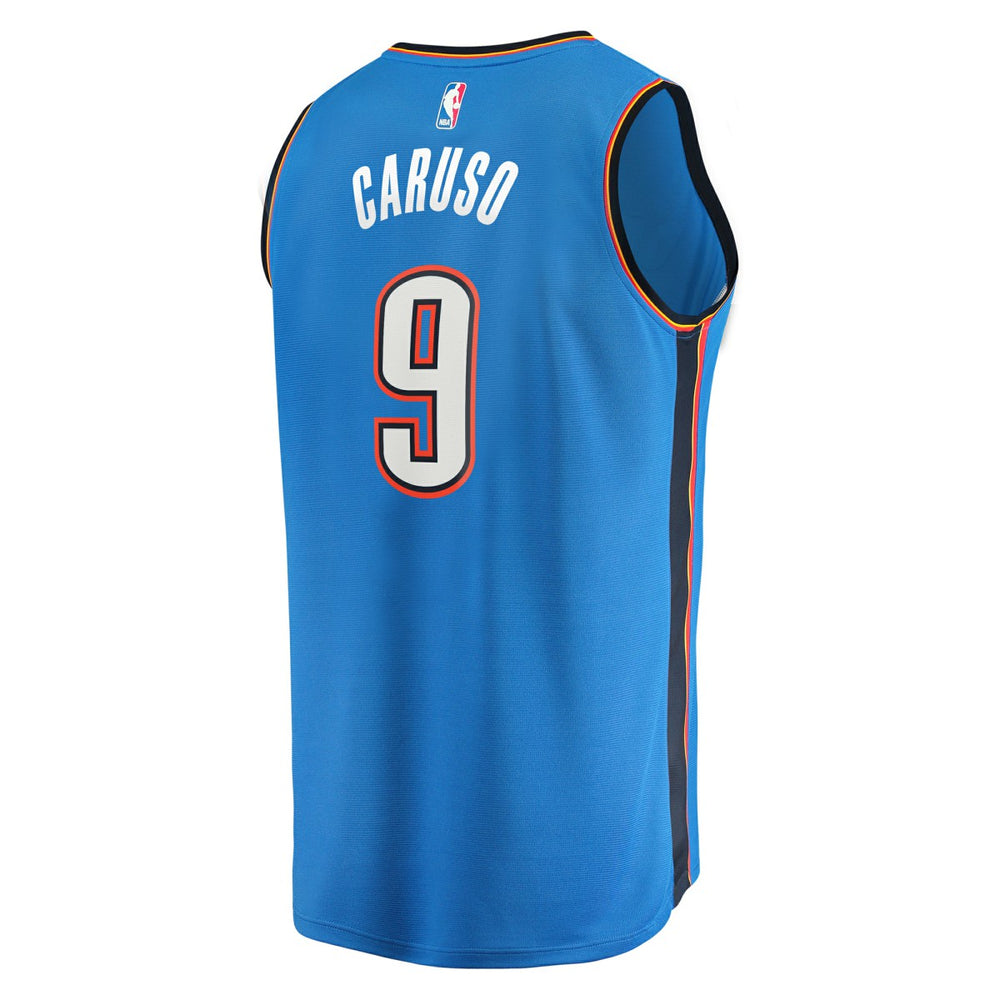 Fanatics Alex Caruso Oklahoma City Thunder Fast Break Replica Player Jersey Icon Edition Blue