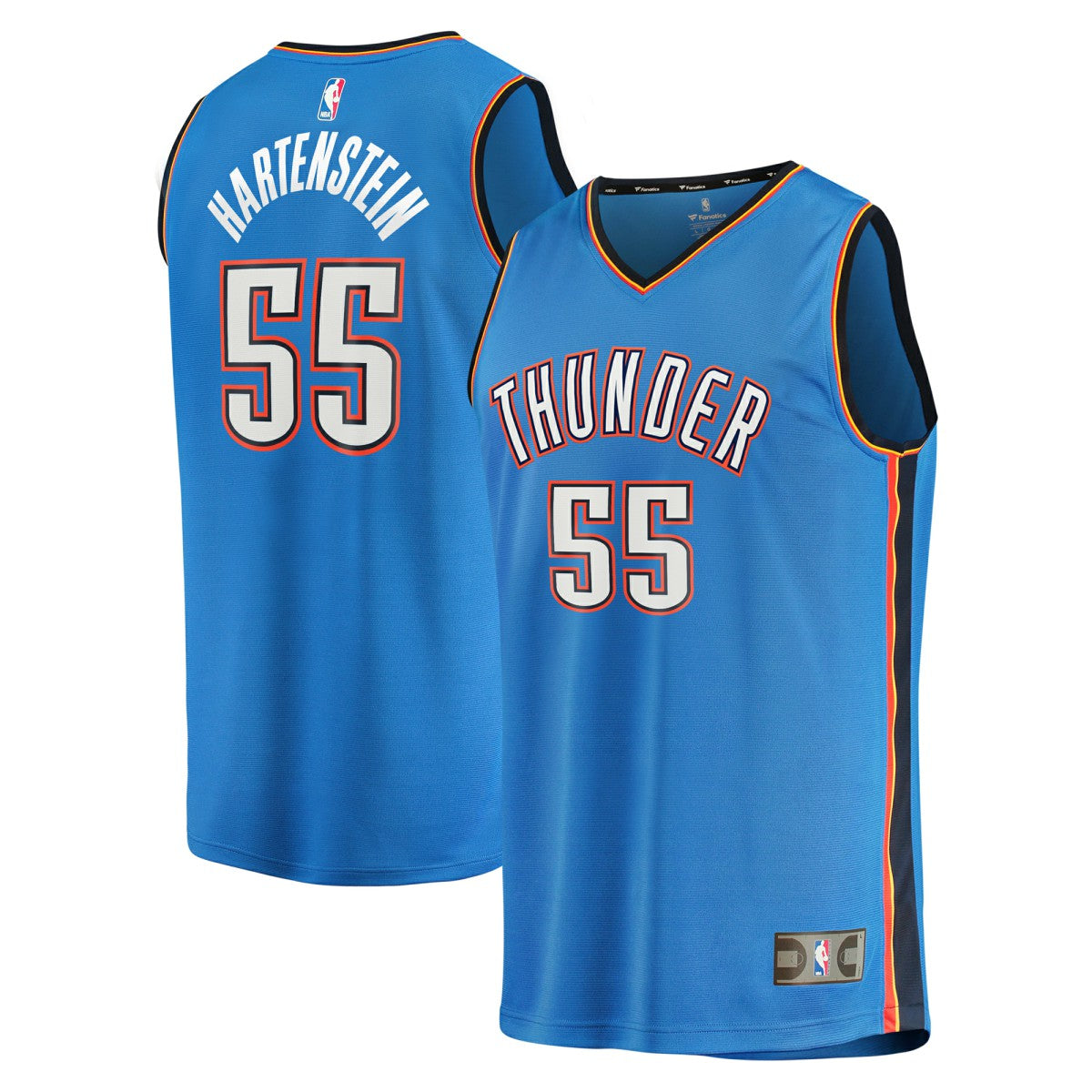 Fanatics Isaiah Hartenstein Oklahoma City Thunder Fast Break Replica Player Jersey Icon Edition Blue