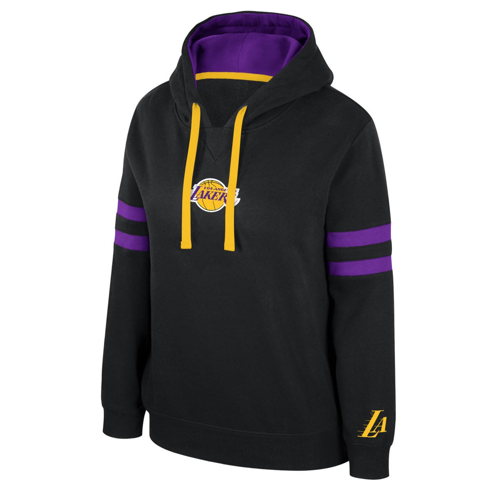 Los Angeles Lakers Stadium Essentials Women's Road Game Pullover Hoodie Black