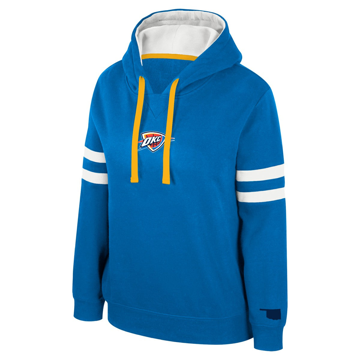 Oklahoma City Thunder Stadium Essentials Women's Road Game Pullover Hoodie Blue