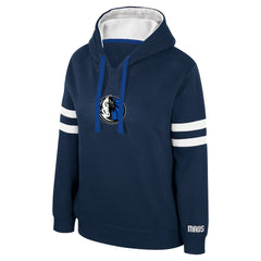Dallas Mavericks Stadium Essentials Women's Road Game Pullover Hoodie Navy