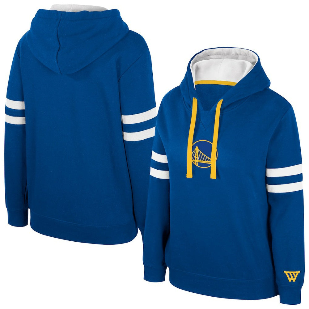 Golden State Warriors Stadium Essentials Women's Road Game Pullover Hoodie Royal