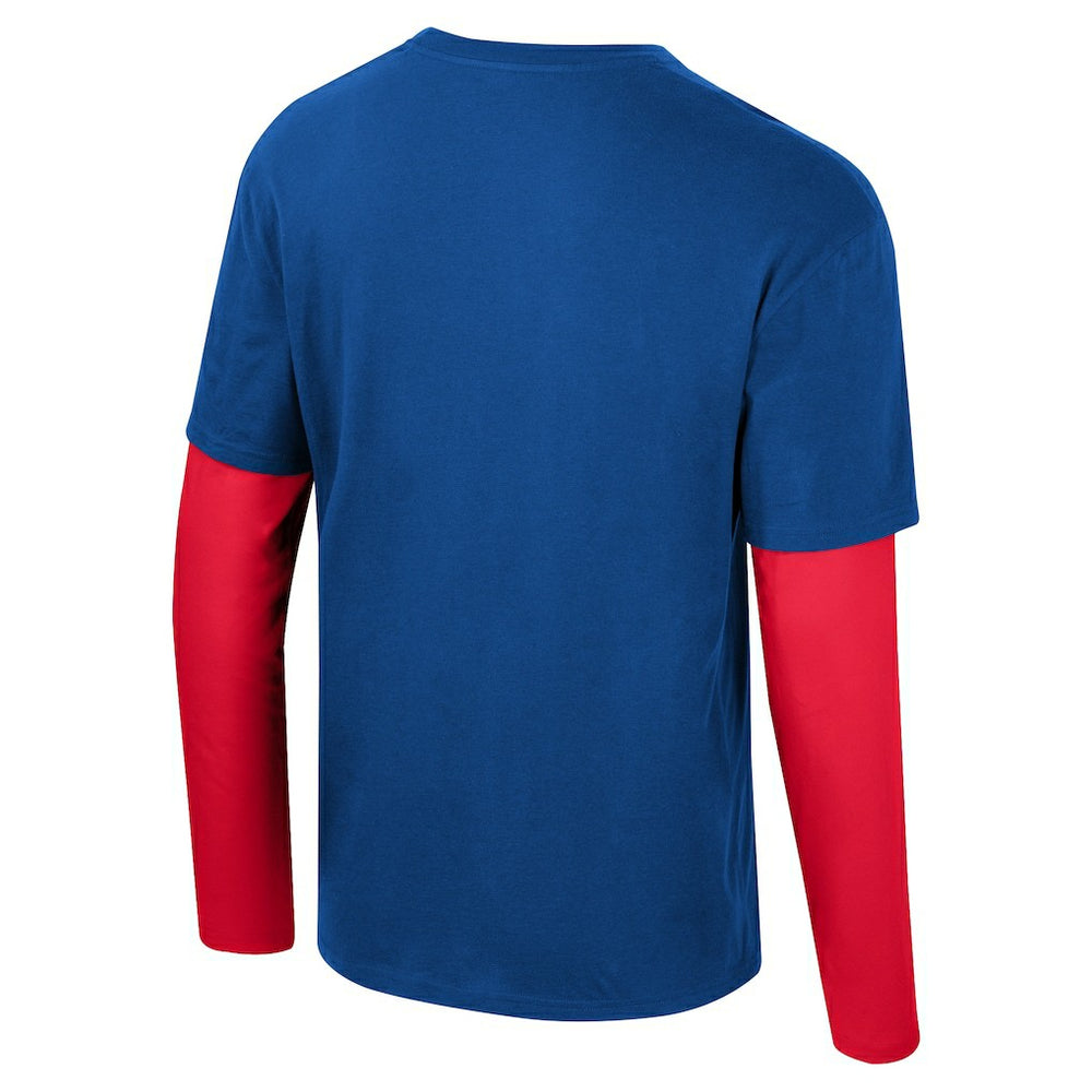 Philadelphia 76ers Stadium Essentials Unisex Spectator 2fer Long Sleeve T-Shirt Royal