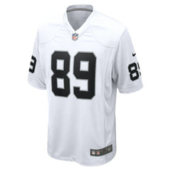 Brock Bowers Las Vegas Raiders Game Jersey - White - Nike