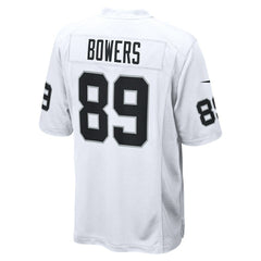 Brock Bowers Las Vegas Raiders Game Jersey - White - Nike