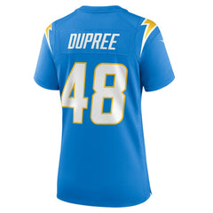 Bud Dupree Los Angeles Chargers Women's Team Game Jersey - Powder Blue - Nike