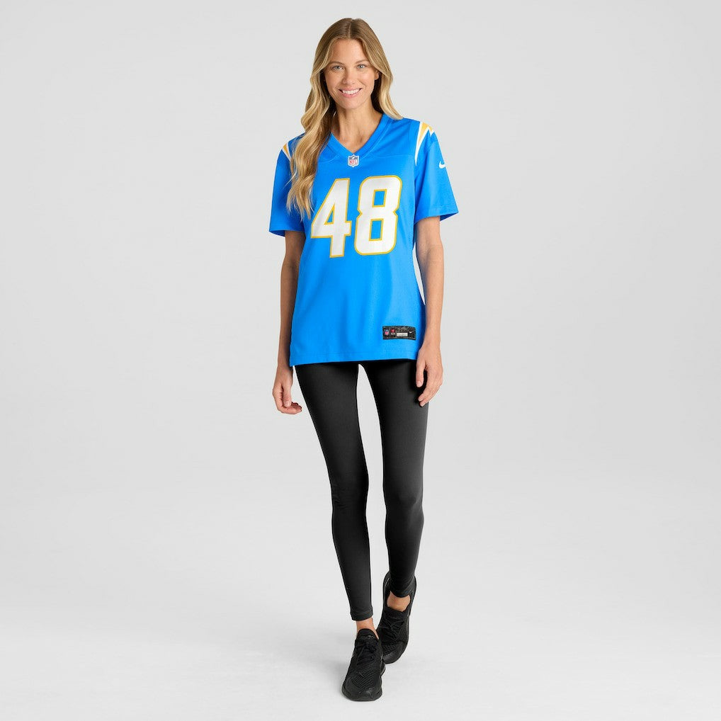 Bud Dupree Los Angeles Chargers Women's Team Game Jersey - Powder Blue - Nike