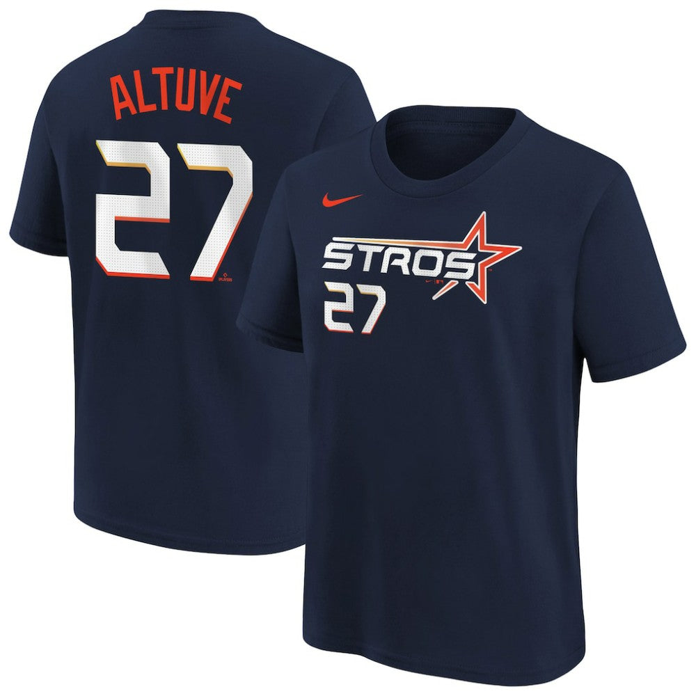 Jose Altuve Houston Astros Nike Youth Fuse City Connect Name & Number T-Shirt Online