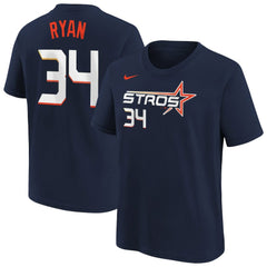 Nolan Ryan Houston Astros Nike Youth Fuse City Connect Name & Number T-Shirt Online