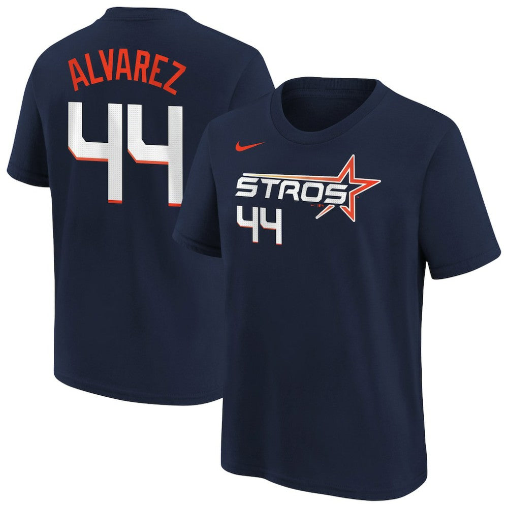 Yordan Alvarez Houston Astros Nike Youth Fuse City Connect Name & Number T-Shirt Near Me
