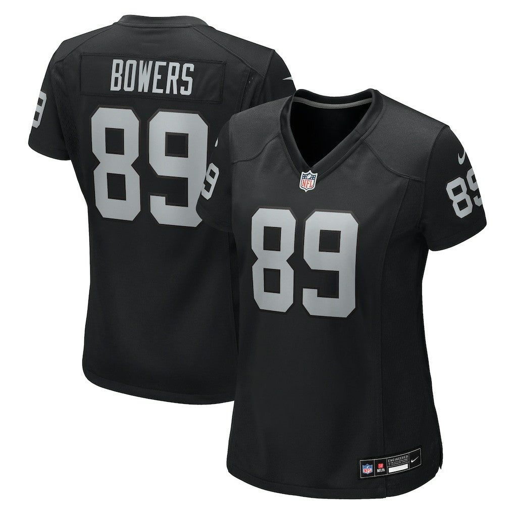Brock Bowers Las Vegas Raiders Women's Team Game Jersey - Black - Nike