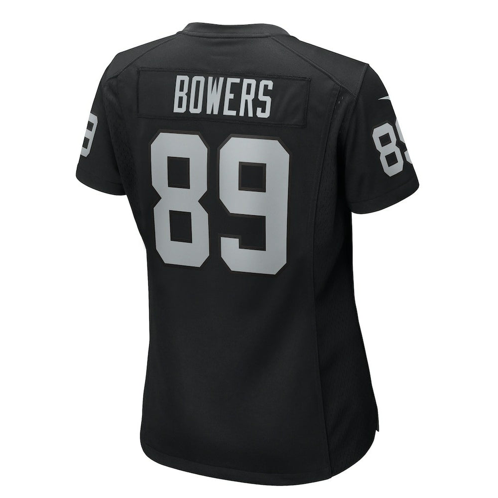 Brock Bowers Las Vegas Raiders Women's Team Game Jersey - Black - Nike