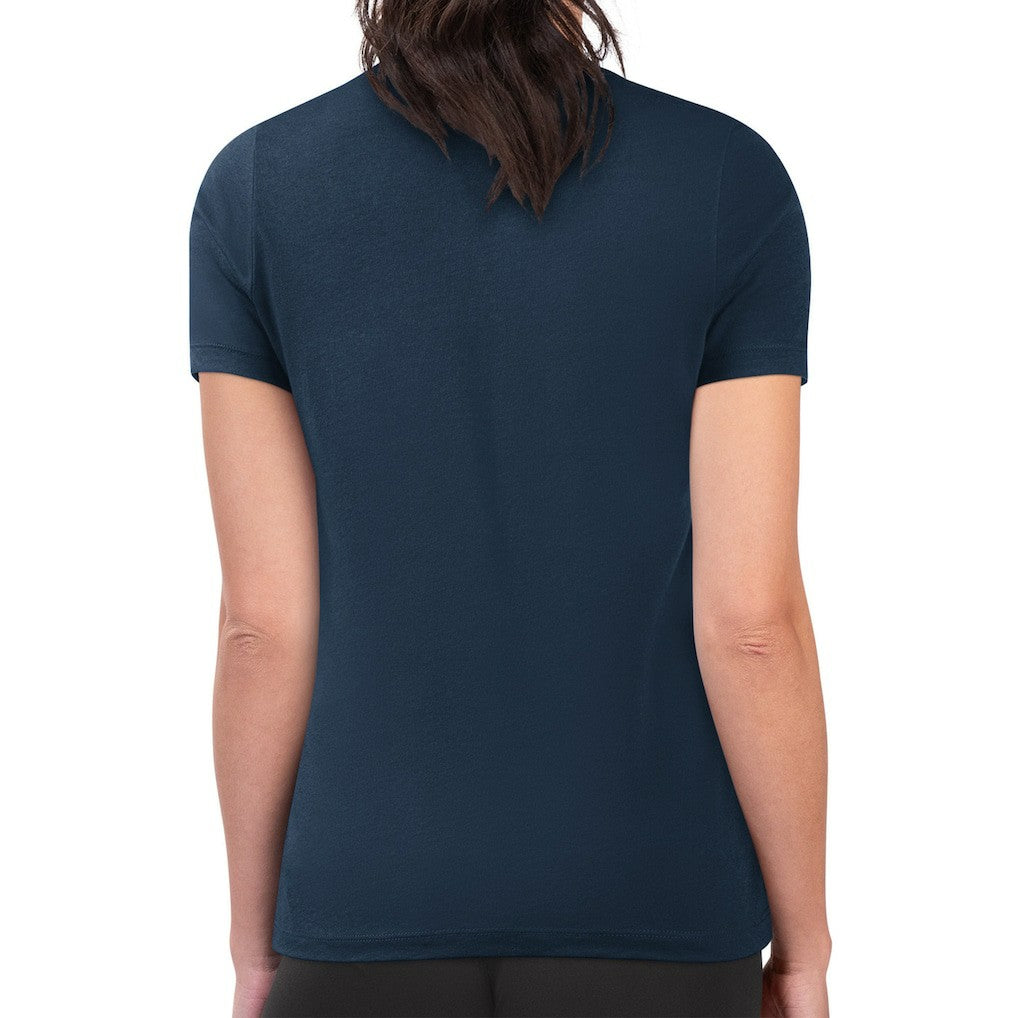 Denver Nuggets G-III 4Her by Carl Banks Women's Super-Slim Fit Lightweight Heart Team T-Shirt Navy