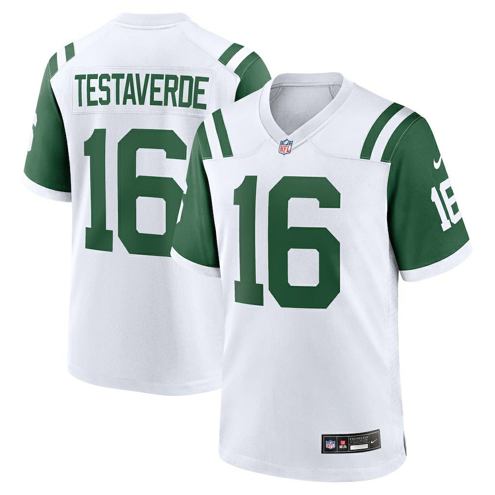 Vinny Testaverde New York Jets Retired Player Alternate Game Jersey - White - Nike