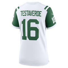 Vinny Testaverde New York Jets Women's Classic Alternate Retired Player Game Jersey - White - Nike