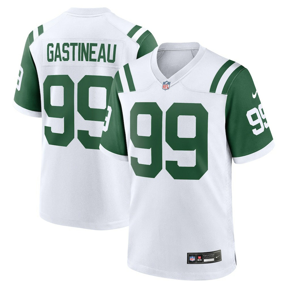 Mark Gastineau New York Jets Retired Player Alternate Game Jersey - White - Nike