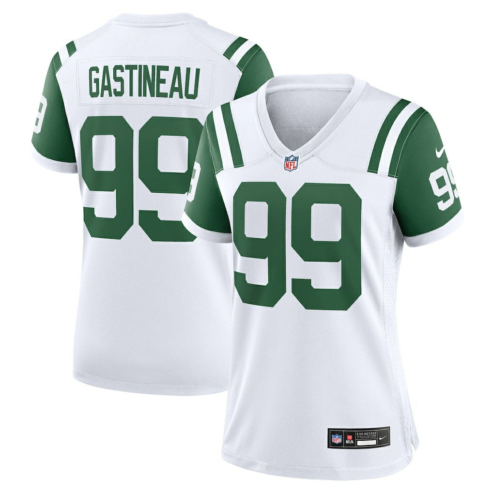 Mark Gastineau New York Jets Women's Classic Alternate Retired Player Game Jersey - White - Nike