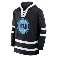 Utah Mammoth Fanatics Inside Line Pullover Hoodie - Black | Fanatics Lifestyle