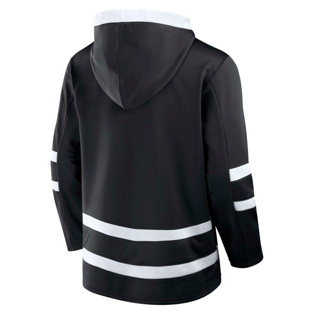 Utah Mammoth Fanatics Inside Line Pullover Hoodie - Black | Fanatics Lifestyle