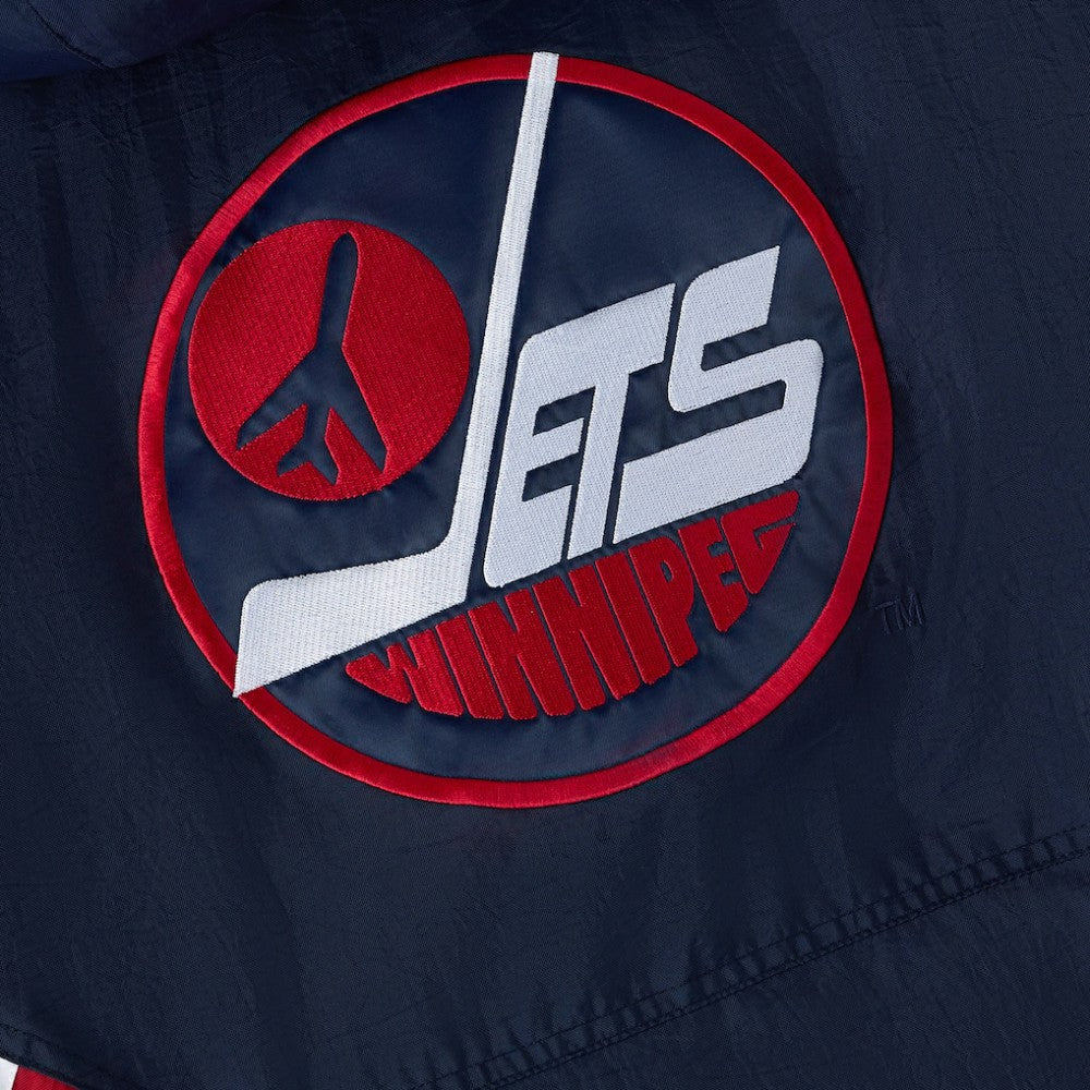 Winnipeg Jets OVO x Starter Half-Zip Hooded Jacket - Navy | NHL sale