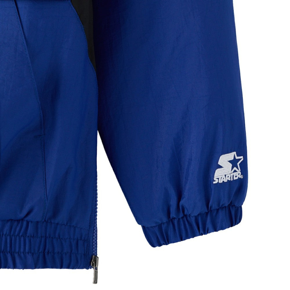 Toronto Maple Leafs OVO x Starter Half-Zip Hooded Jacket - Blue | NHL on sale