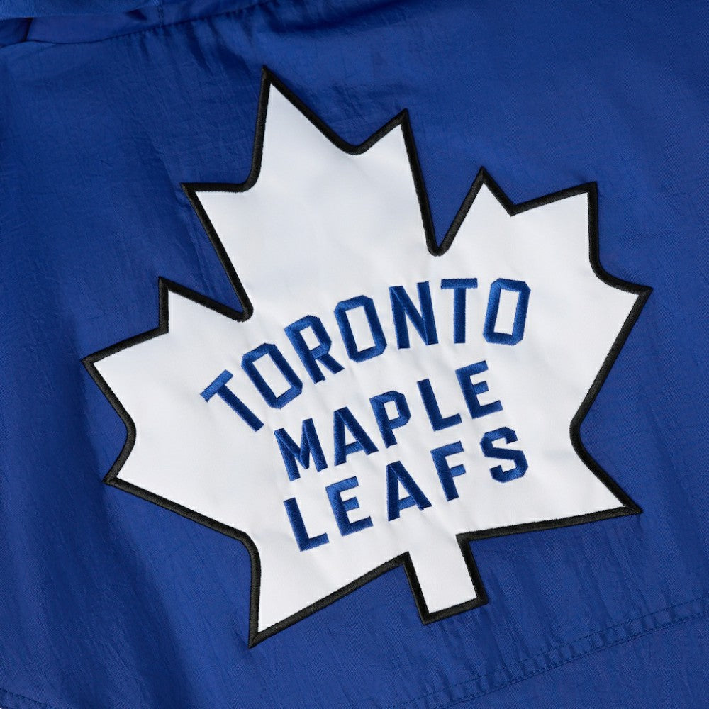 Toronto Maple Leafs OVO x Starter Half-Zip Hooded Jacket - Blue | NHL on sale