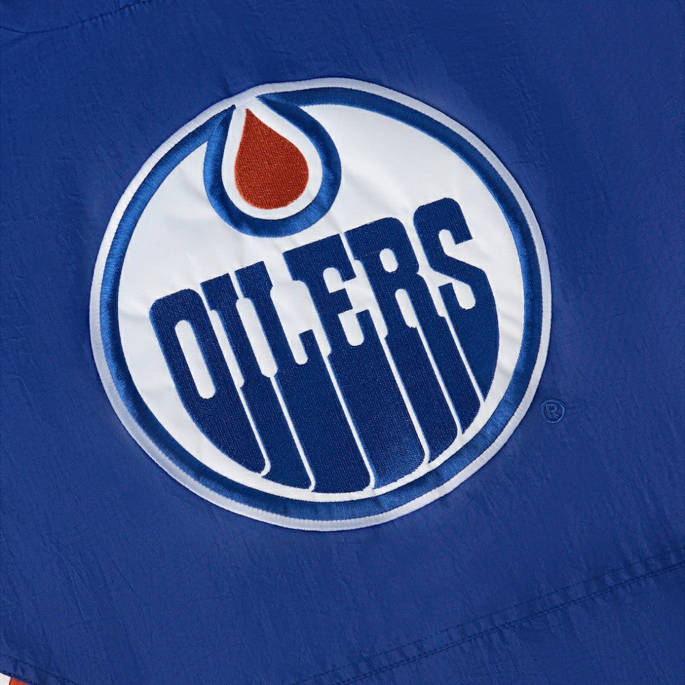 Edmonton Oilers OVO x Starter Half-Zip Hooded Jacket - Royal | NHL discount