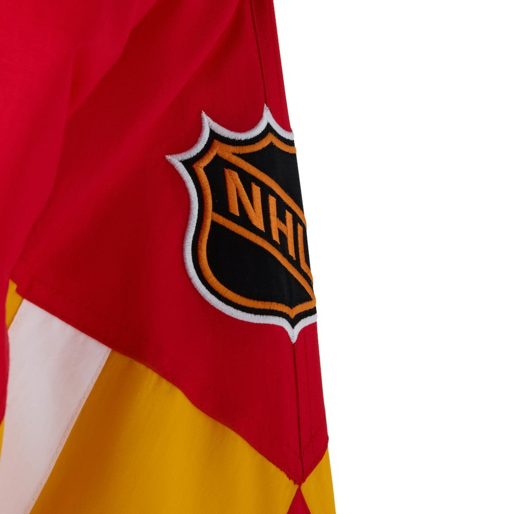 Calgary Flames OVO x Starter Half-Zip Hooded Jacket - Red | NHL Clearance