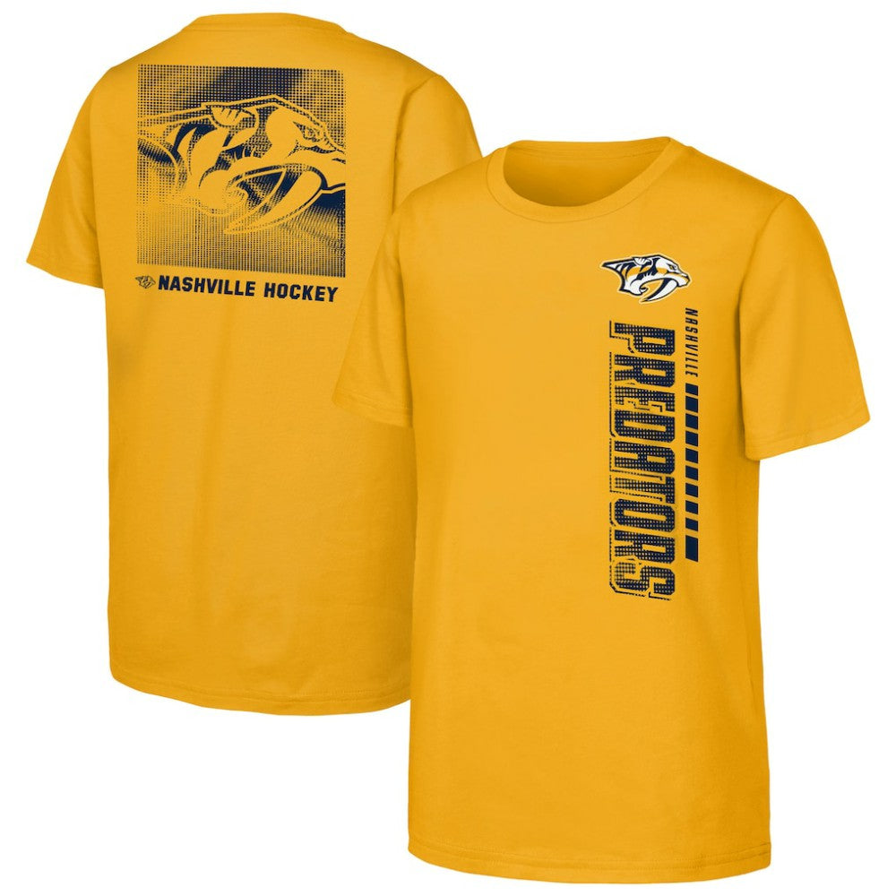 Nashville Predators Youth Atmosphere T-Shirt - Gold | NHL near me