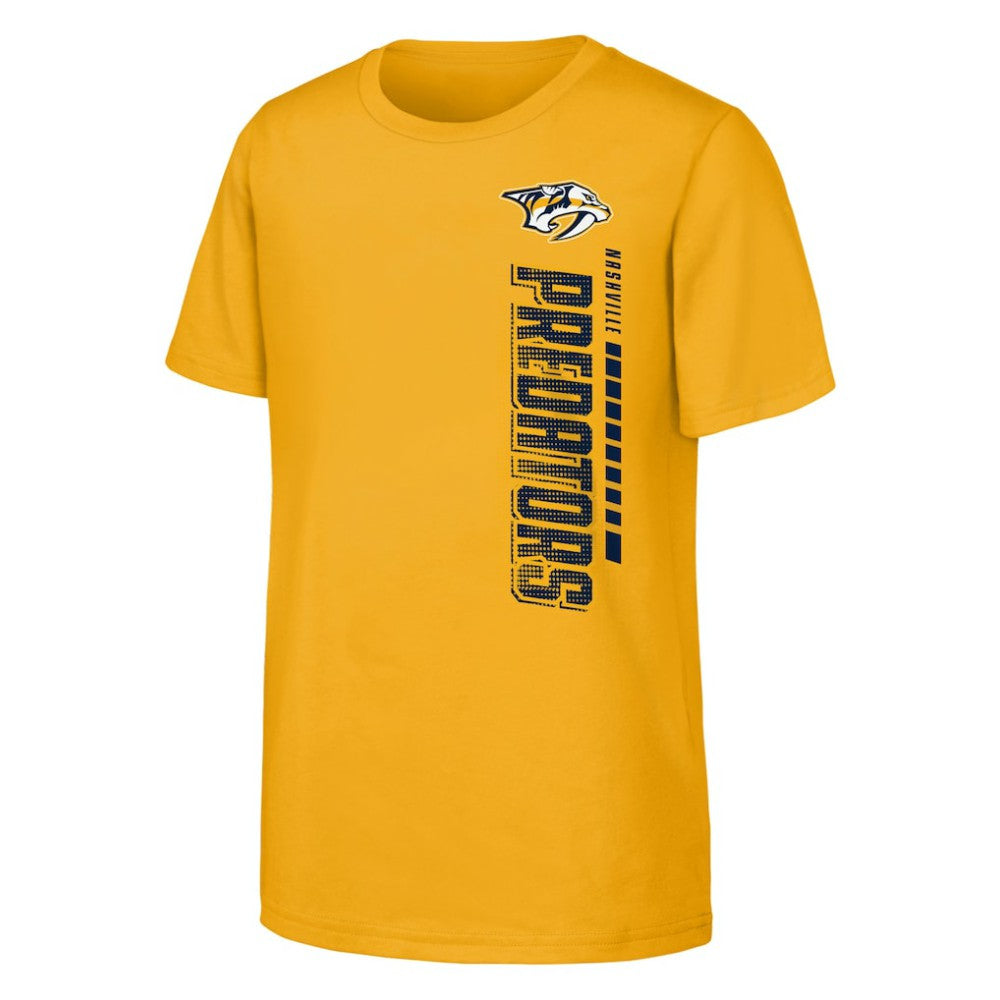 Nashville Predators Youth Atmosphere T-Shirt - Gold | NHL near me