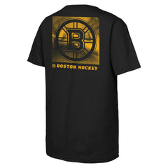 Boston Bruins Youth Atmosphere T-Shirt - Black | NHL near me