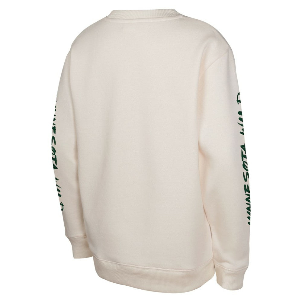 Minnesota Wild Youth Star Power Pullover Sweatshirt - Cream | NHL online