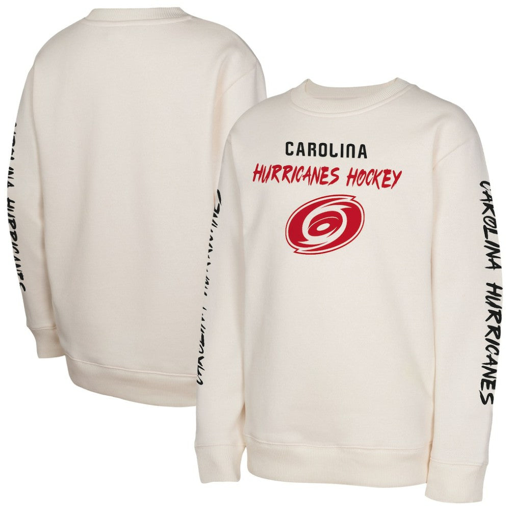 Carolina Hurricanes Youth Star Power Pullover Sweatshirt - Cream | NHL near me
