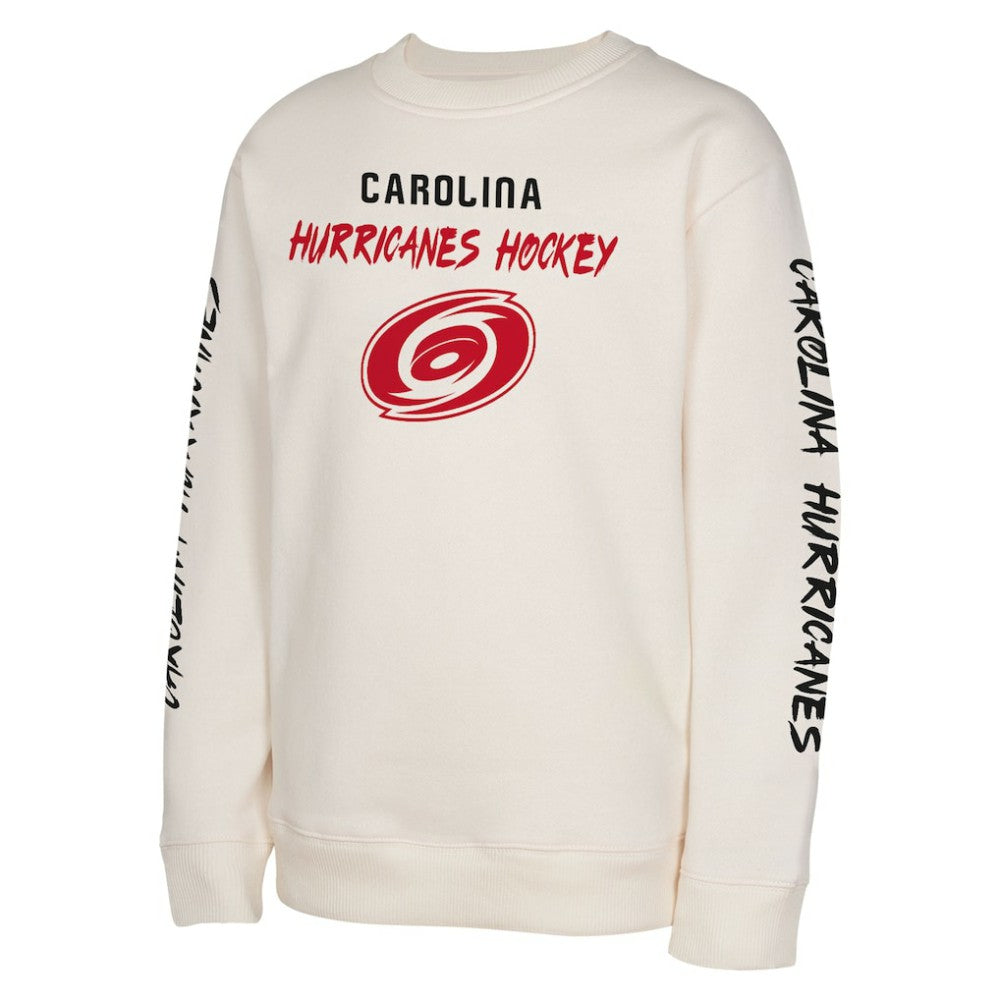 Carolina Hurricanes Youth Star Power Pullover Sweatshirt - Cream | NHL near me