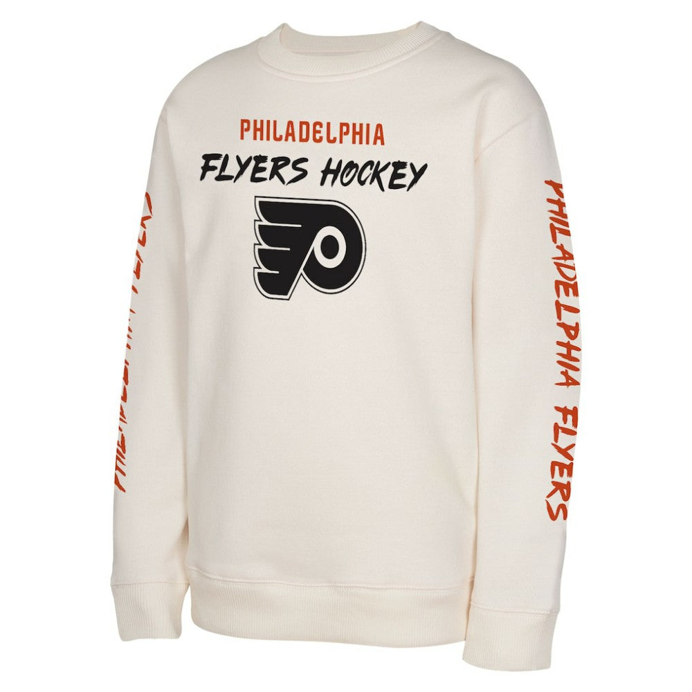 Philadelphia Flyers Youth Star Power Pullover Sweatshirt - Cream | NHL near me