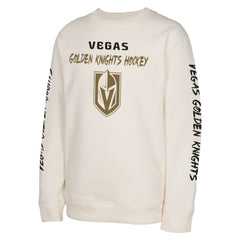 Vegas Golden Knights Youth Star Power Pullover Sweatshirt - Cream | NHL Lifestyle