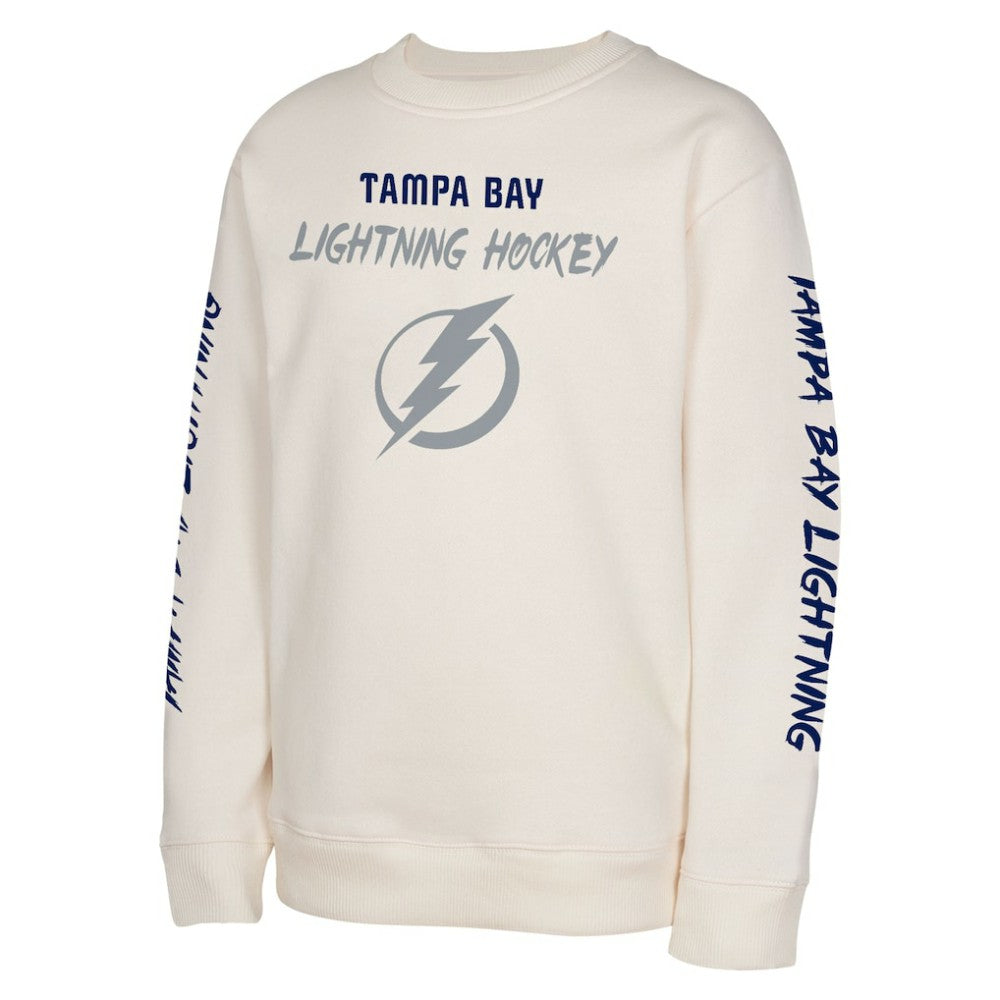 Tampa Bay Lightning Youth Star Power Pullover Sweatshirt - Cream | NHL sale